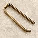 Leyden Antique Brass Towel Ring, Bathroom Hand Towel Holder Retro Towel Bar Wall Mounted Brushed Brass Towel Rack 12.7 inch