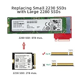 cablecc M-Key 22x30mm NVME Extension SSD to NGFF