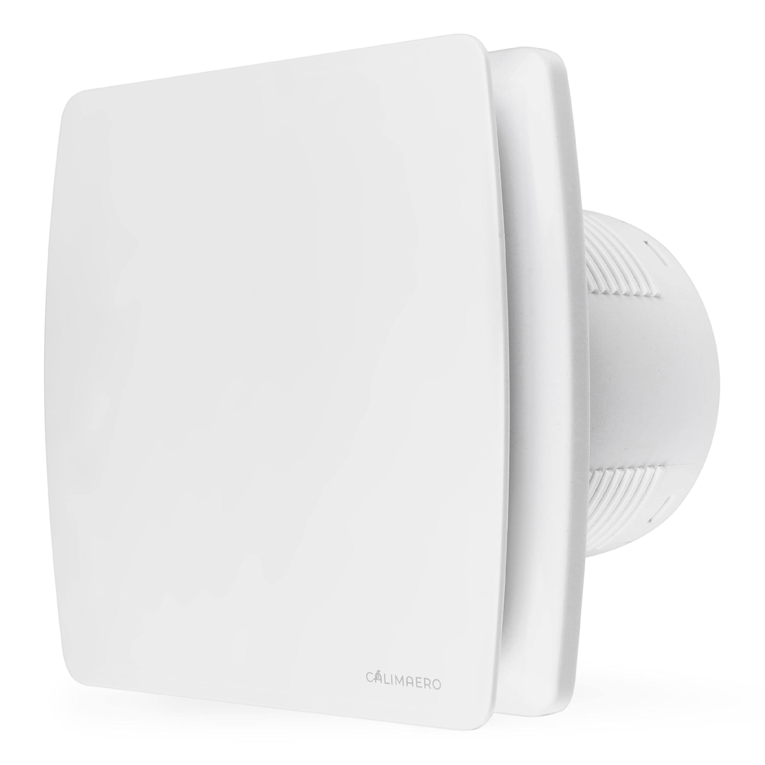 calimaero® BREEZE Bathroom Extractor Fan 100mm with Over-run And Backdraft Shutter, 4 inch Bathroom Fan with Humidity Sensor, Energy Efficient, Quiet, Plastic 12 W, 95m³/h, 32db, Ipx4