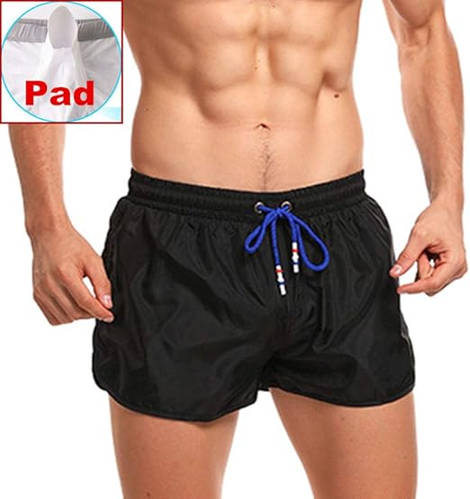 MGDIFYXAA Herren Badeshorts Montenegro-Flagge - Schnelltrocknend Mit Taschen