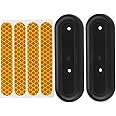 Wheel Hub Cover Protective Shell and Reflective Stickers, E-Scooter Protective Shell with Reflective Sticker for Ninebot ?G30