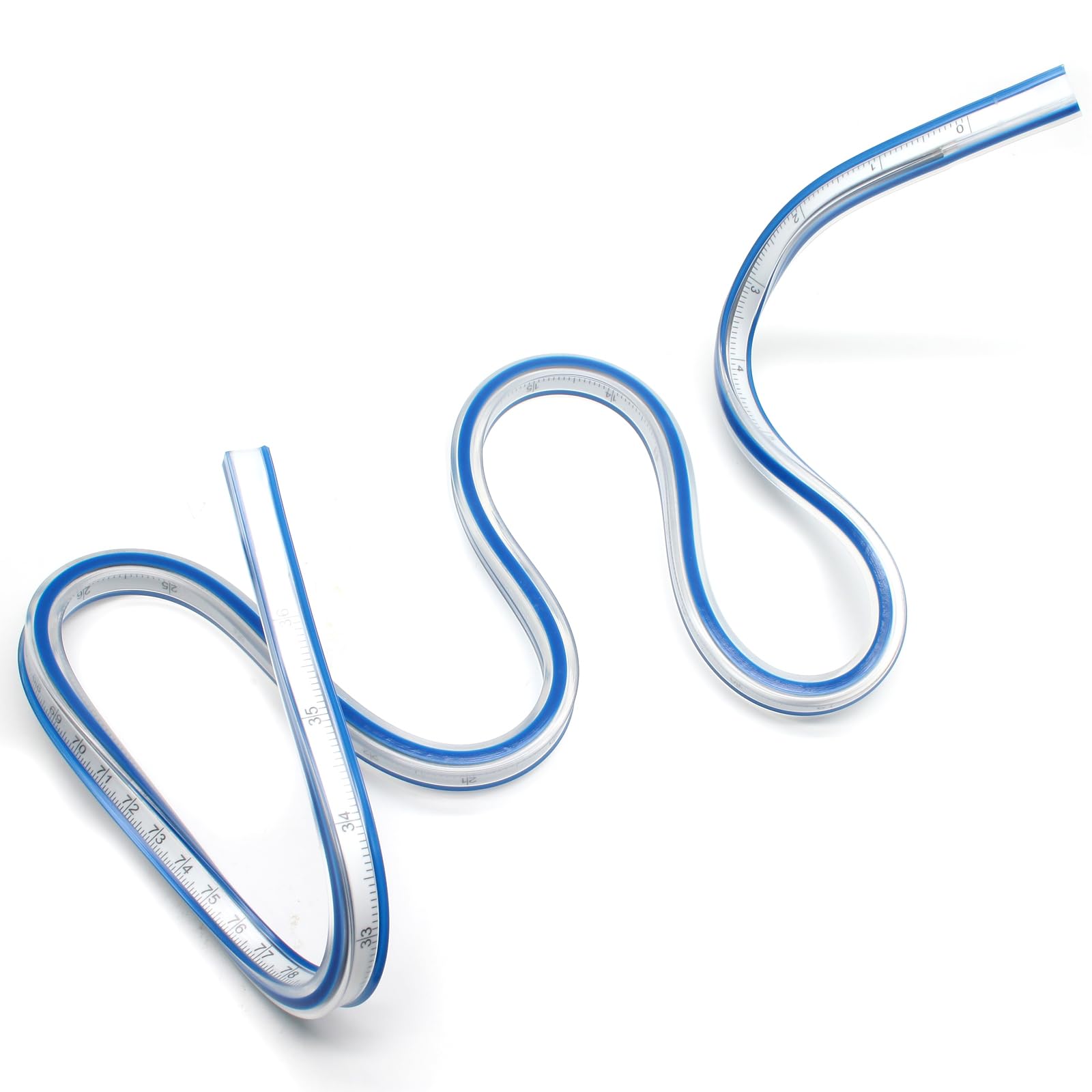 Murtenze 36 Inch Flexible Curve Rulers, Double Side Scale Ruler ...