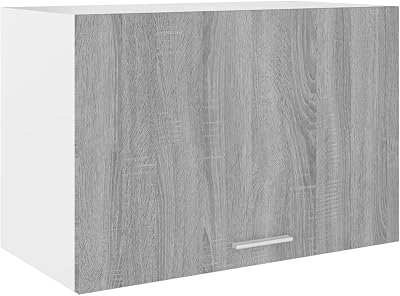vidaXL Grey Sonoma Hanging Cabinet Engineered Wood 60x31x40 cm