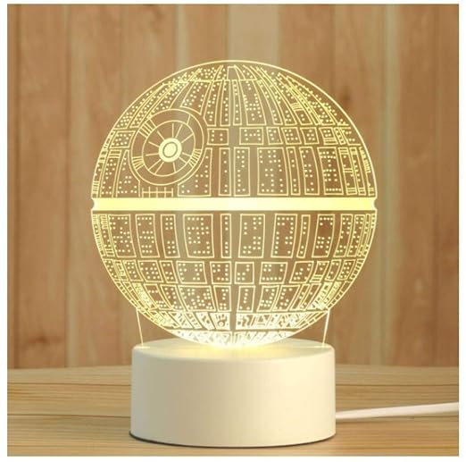 Mechanische Kugel LED Nachtlicht 3D Illusion Lampe Kinder Nachtlampe