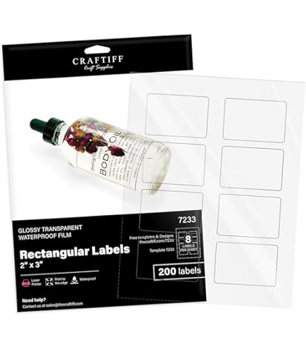 Avery Matte Clear Address Labels - Easy Peel Return Address Stickers