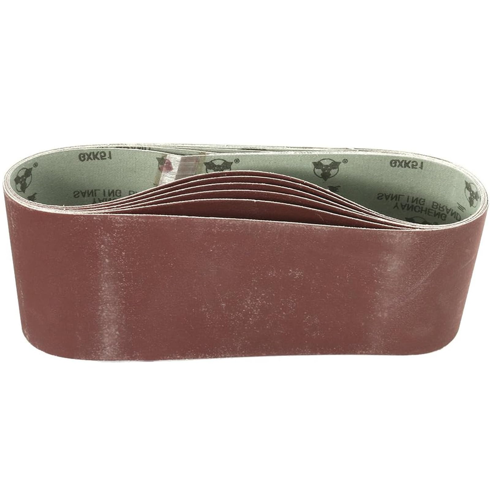 TA-VIGOR 6Pcs 100mm x 610mm Sanding Belt 600 Grit, 4 Inch x 24 Inch Aluminum Oxide Sandpaper Belts for Portable Strip Sander Wood Finishing Metal Drywall Polishing Sharpening Abrasive Paper
