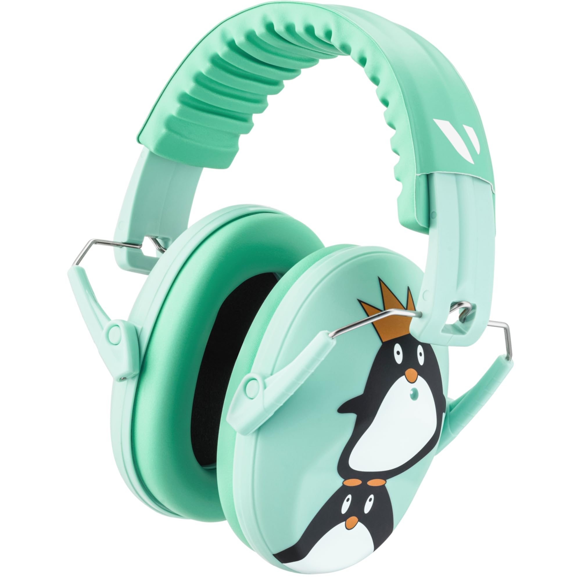 Vanderfields Premium Hearing Protection Ear Defenders - Broad Spectrum Sound Reduction 29 dB at 2K Hz Noise Cancelling - Headset Safety Noise Cancellation - Headphones Kids 3-12 - Penguin