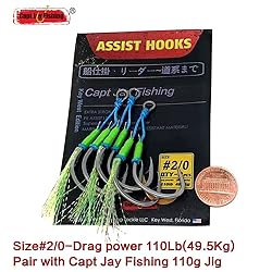 Assist Hooks Jigging Slow Fast Jigs Fishing jigs