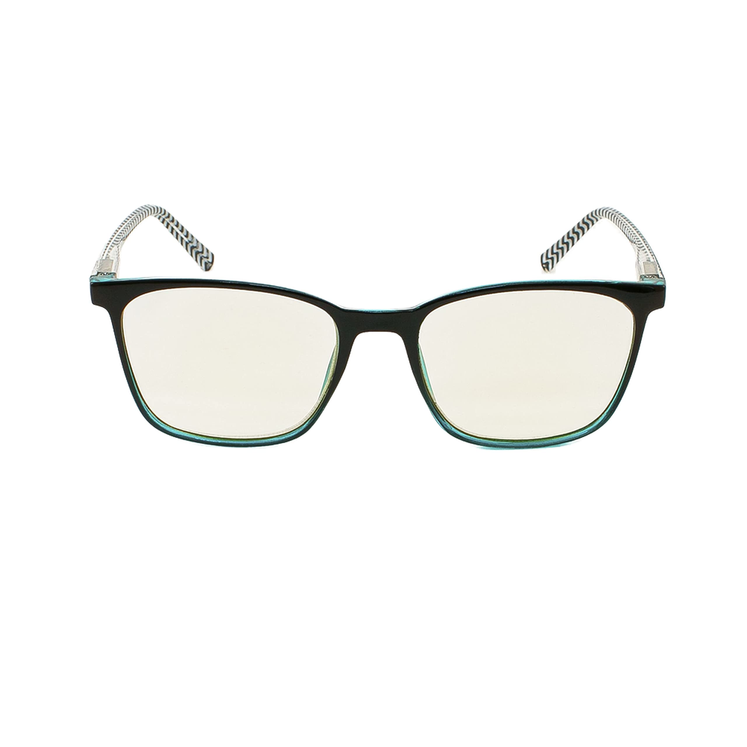 Reading Glasses Shop Style PC07 Vinyl Reading Glasses, 1.50 Strength, Blue/Black