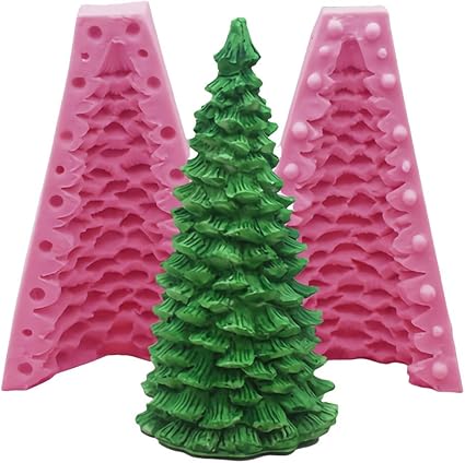 Amazon Com 3d Christmas Tree Silicone Candle Mold For Candle