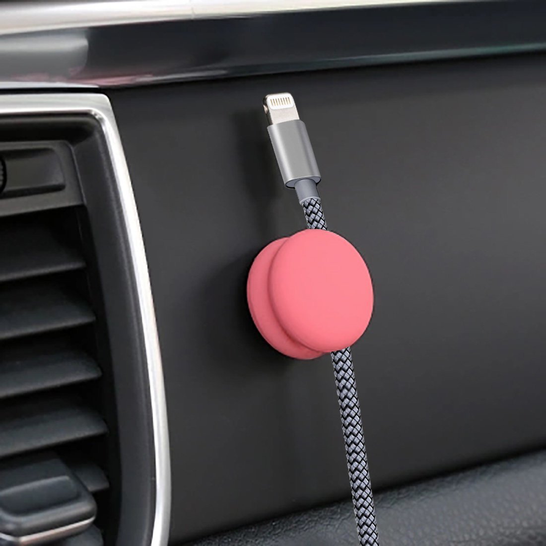 Lightning Cable, iPhone Ladegerät (2 Stück) Nylon Geflochtenes Synchron- & Schnellladekabel (6 FT) mit Kabelklemmen für iPhone X, 8 Plus, 8, 7 Plus, 7, 6, 6s Plus, 5, 5c, 5s