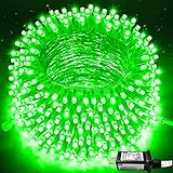 JMEXSUSS 250 LED Green Christmas String Lights