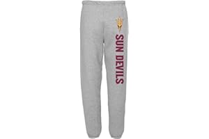 CAMPUS LAB Official Collegiate NCAA Jogger Sweatpants Unisex for Men & Women Collegiate Name Athletic Heather Collection
