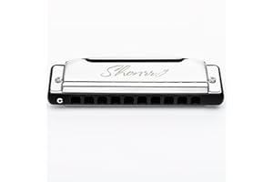 EAST TOP Upgraded Blues Harmonica Key of Bb, Professional Mouth Organ 10 Holes 20 Tones T009 2.0 Shonrry Diatonic Harmonica f