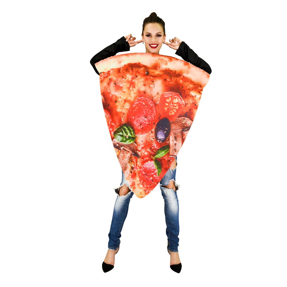 SEA HARE Unisex Adult Pizza Slice Funny Food Costume