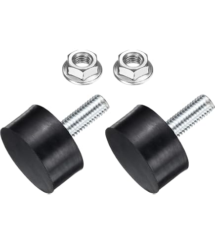 Soportes De Goma Antivibración M4 - 2 Unidades De 15x15 Mm Para Aislar Ruido En Motores Y Máquinas
