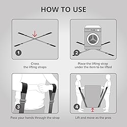 X-Protector Moving Straps - 2 PCS - Lifting Straps