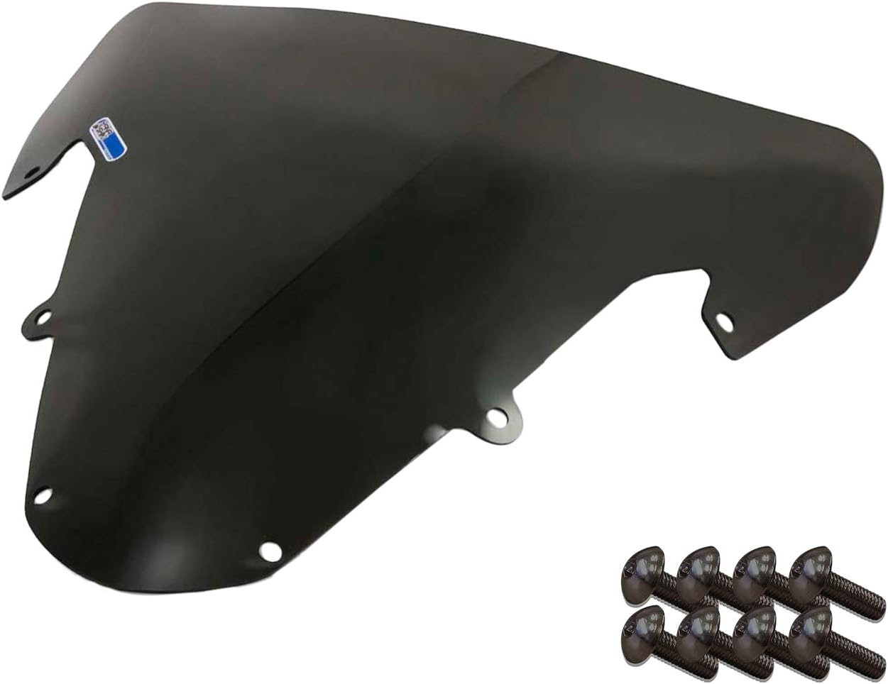 Sportbike Windscreens ADSW-204DS Dark Smoke Windscreen (Suzuki Gsxr 1000 (03-04) With Silver screw kit), 2 Pack
