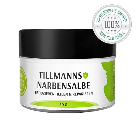 Narbencreme Narbensalbe Hochwirksam Reduzieren Heilen & Reparieren für Gesicht und Körper auch bei Aknenarben 100% natürlich 