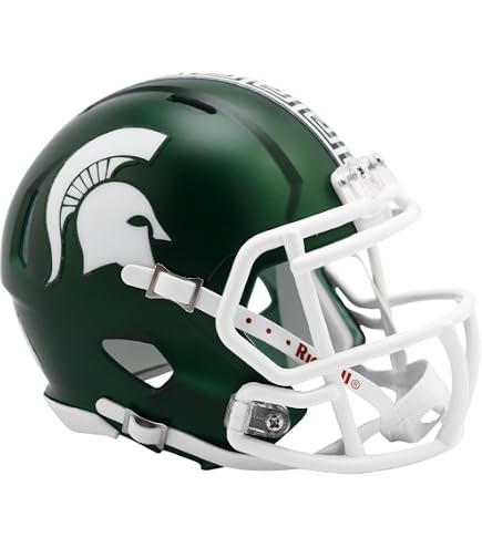 Amazon.com : Michigan State Spartans Matte White 2023 NCAA Riddell Speed  Mini Football Helmet : Sports & Outdoors