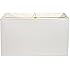 Large Rectangle Lamp Shade in White Linen Fabric with Spider Assembly ...