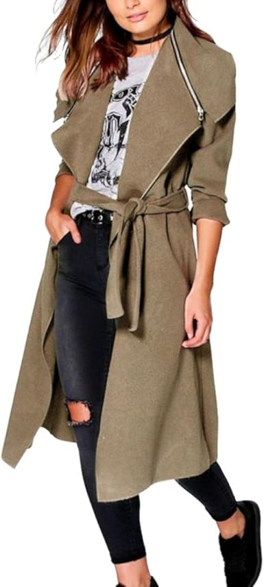 manteau très long femme hiver