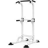 DONIUZ Power Tower Pull Up Bar and Dip Station, Multi-Function Home Gym, Strength Training Fitness Equipment, Height Adjustable