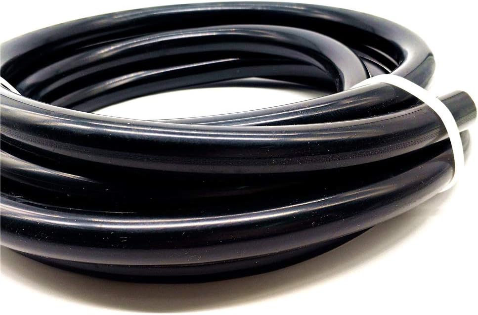 Universal ID 4MM silicone vacuum Hose Line 10 Feet Length Inner Diameter (ID 4MM(5/32 Inch), Black): Automotive