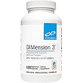 XYMOGEN Dimension 3 - Diindolylmethane DIM Supplement with Curcumin + BioPerine - Supports Healthy Estrogen Detox, Hormonal Balance for Women and Men - Menopause Relief + PMS Support (120 Capsules)