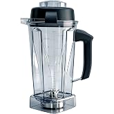Deuovht Blender Pitcher 64oz,Replacement Pitcher for 5200 5300 6300 7500 VM0197 VM0101 VM0100 VM0103 E310 Classic Explorian Commercial Professional Series Blender Container,5 Years Warranty