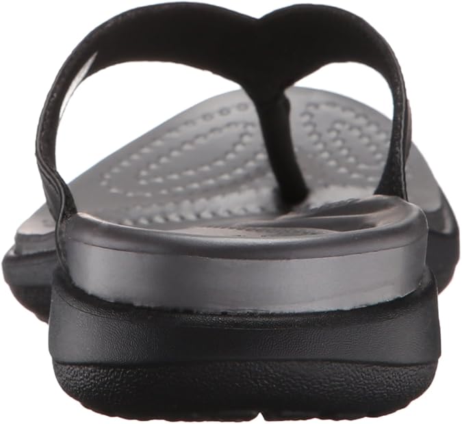 crocs capri v sequin casual lightweight beach flip flop