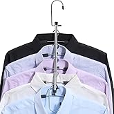 Shirt Hangers Space Saving, Foldable Coat Hangers for Closet Organization, 5 Tier Clothes Hangers, No-Slip Multi Closet Organizer (1)