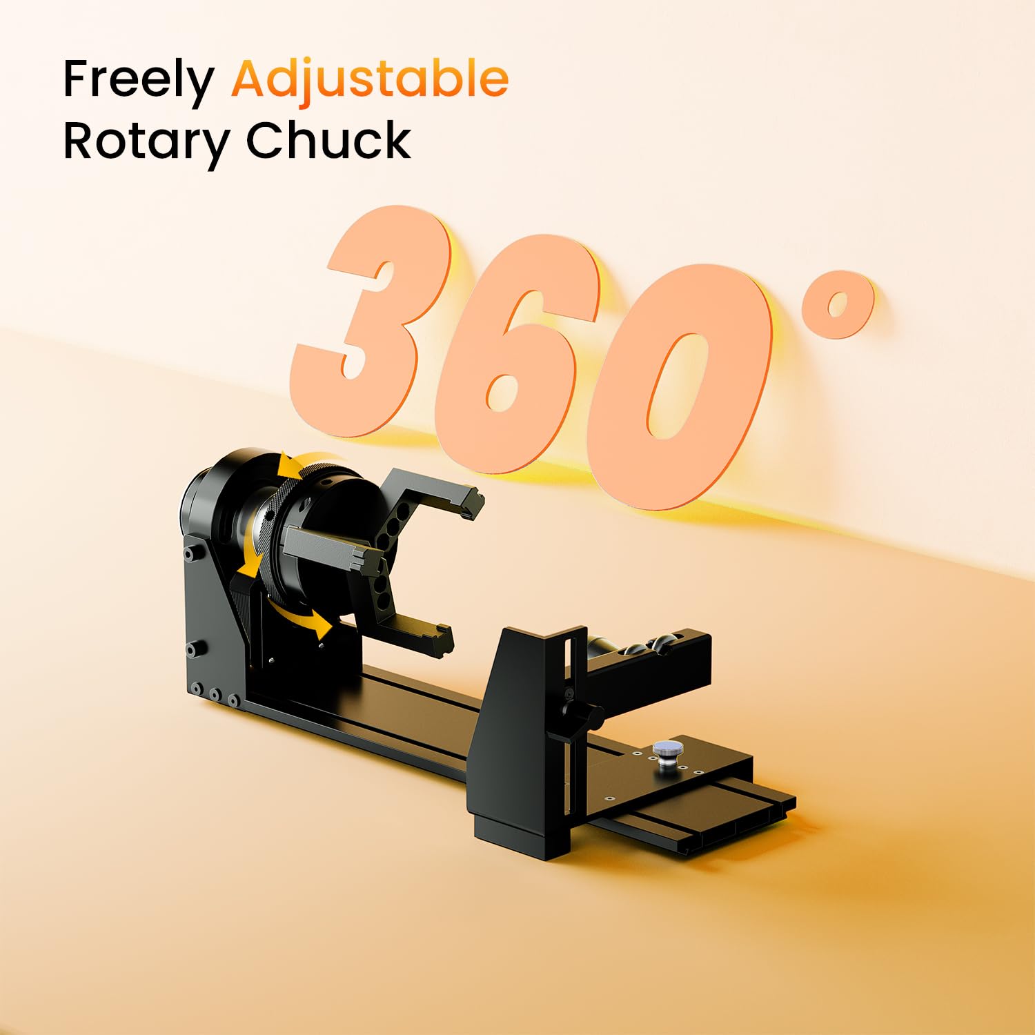 3.5" Chuck-Style Rotary Engraving Attachment - image 3