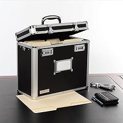 Vaultz File Organizer Storage Box - 14 x 7 x 12.19