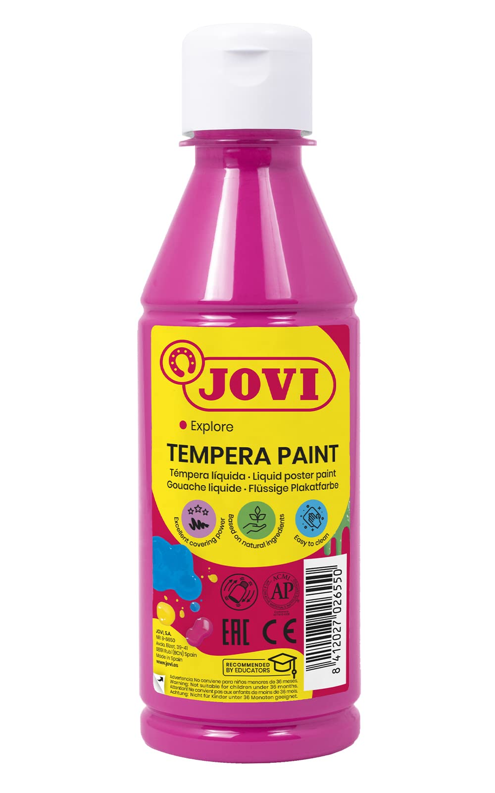 JOVI 50208 Liquid Temperature, Magenta, 250 ml (Paquete de 1)