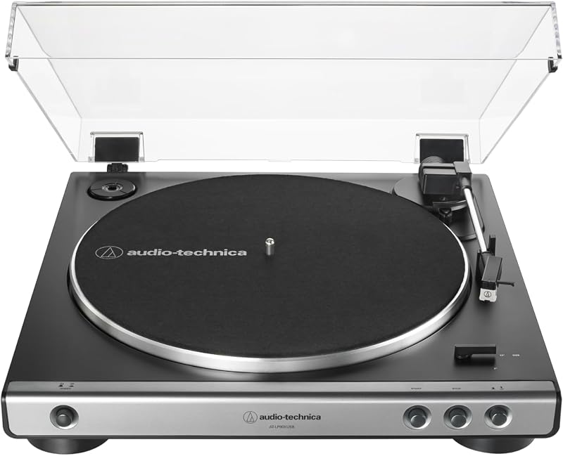 Audio-Technica AT- Fully Automatic Belt-Drive Turntable Gunmetal 33/45