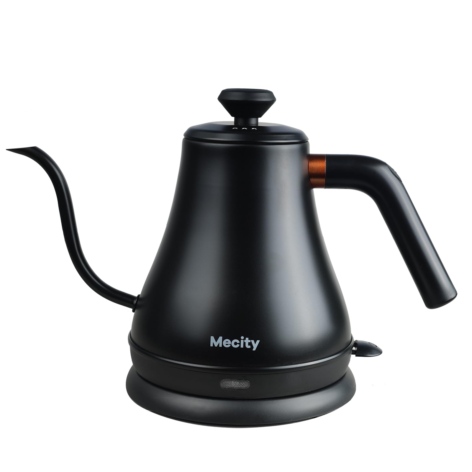 Photo 1 of ***MISSING BASE & POWER CORD*** Mecity Electric Kettle Gooseneck Water Kettle Stainless Steel Tea Kettle Water Boiler Fast Heating, Auto Shut Off, 27 fl oz, 1000W, Matte Black