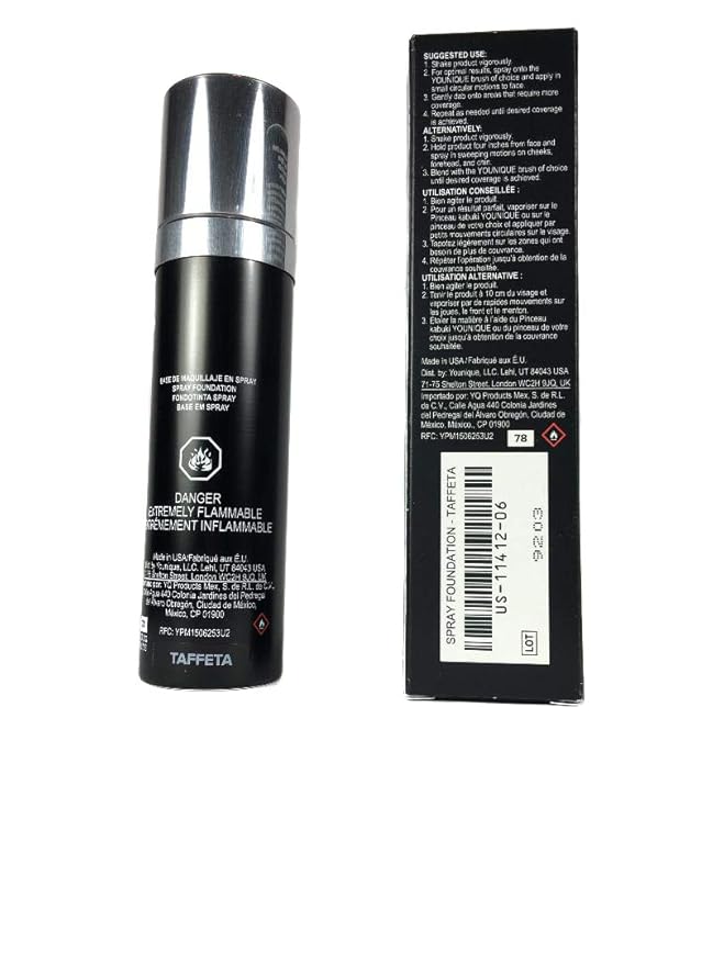 younique spray foundation eyelet