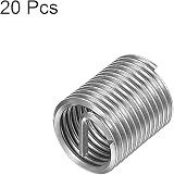 sourcing map M16 x 2 Wire Thread Inserts 32mm 304 Stainless Steel Helical view 3