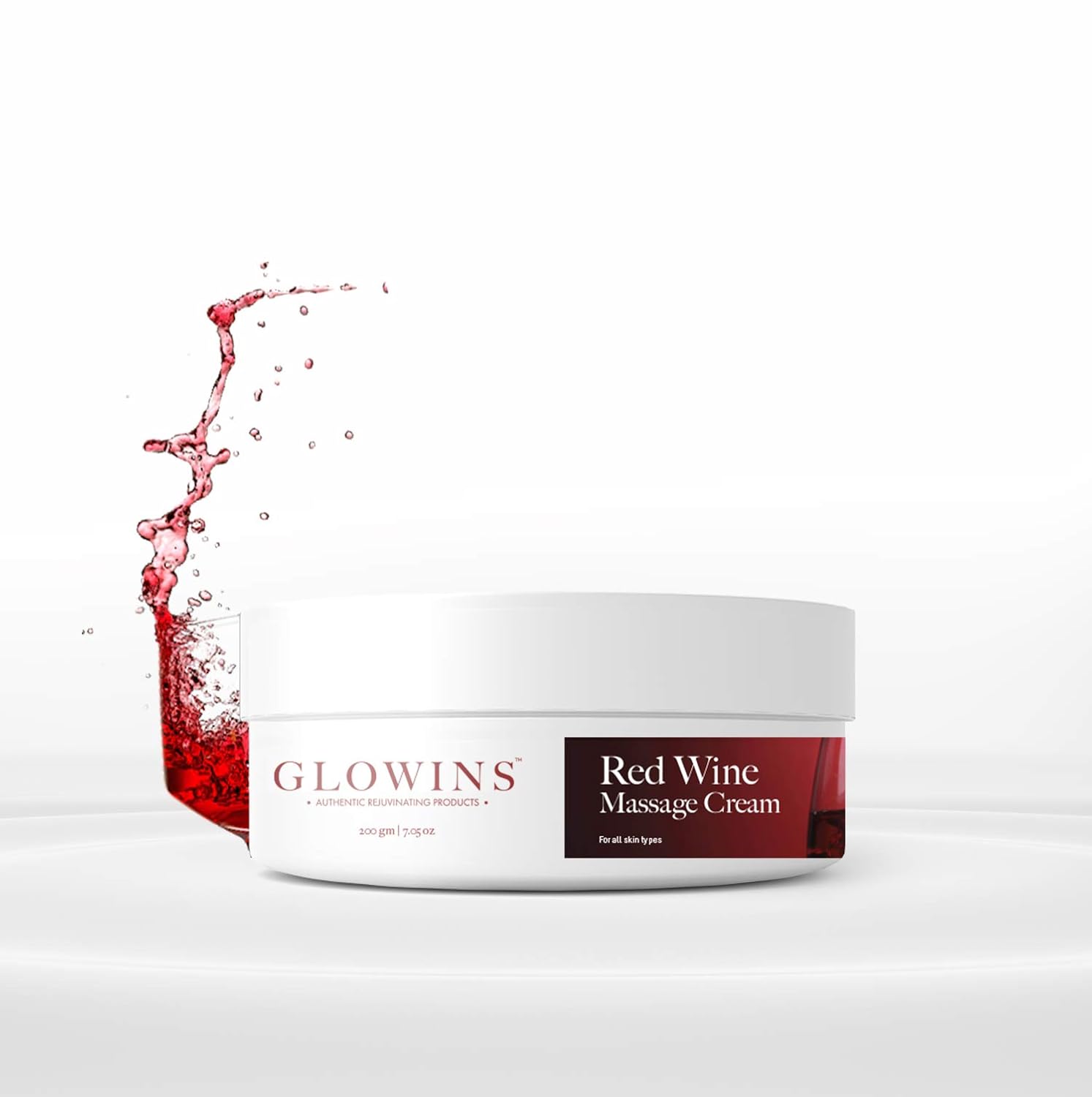 red spots on face cream