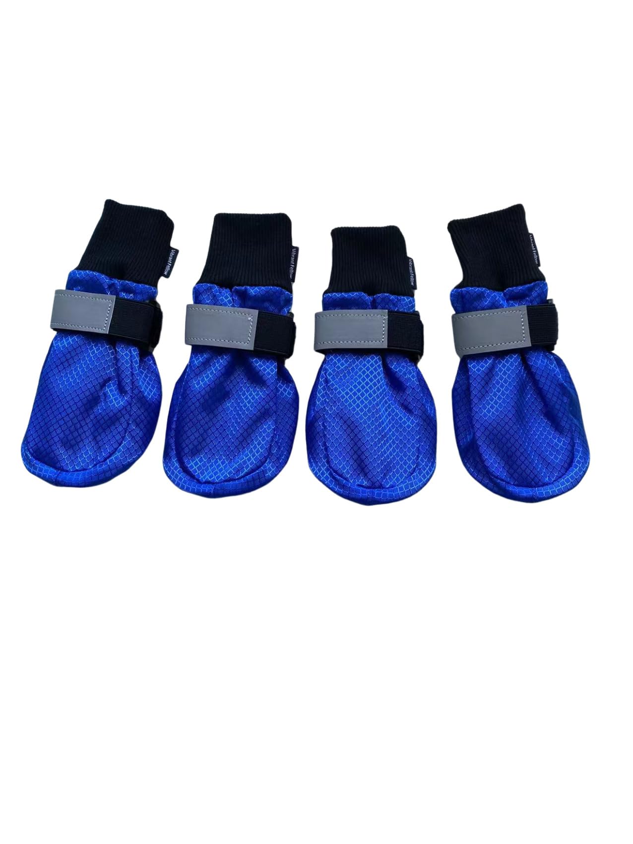 Vibrant Fellow Dog Shoes for Walking, Paw Protector Dog Boots for Winter, Warm and Skidproof Dog Booties Protective, Set of 4, Size S Colour Blue