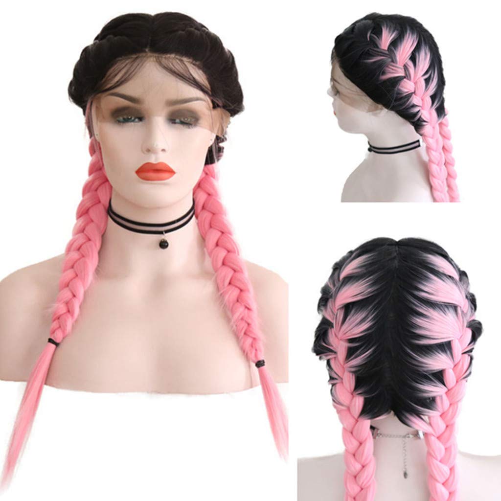 Amazon Com Mr Macy 60cm 24inch Synthetic Braided Double Front
