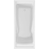 American Standard 2422V002.020 Evolution 5 ft. x 32 in. Deep Soaking Tub with Reversible Drain, White, 60 or More gal