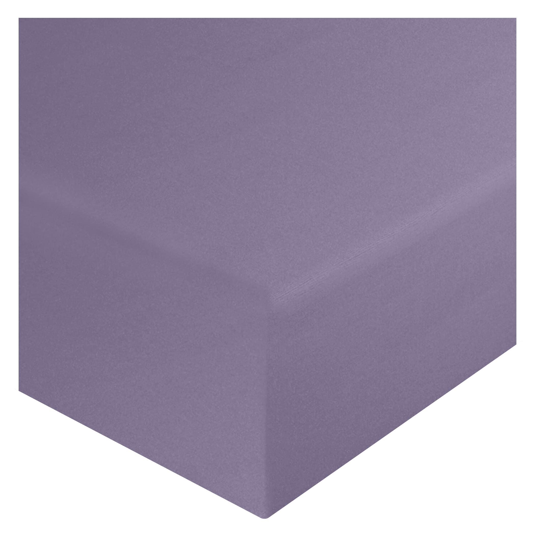 HOME ACE Lilac Fitted Sheet Single Bed Sheets 92CM x 190CM, 10"/25CM Deep Fitted Single Sheet Fitted, Easy Care Single Bed Sheets Fitted, Poly Cotton Bed Sheets Single Bed, Single Fitted Sheets