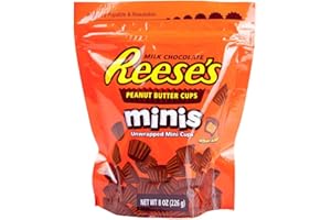 Reese's Peanut Butter Cups Minis, 8-ounce Pouches (Pack of 3)