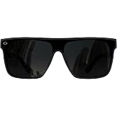 grinderPUNCH Oversized Square Sunglasses Women Men Polarized Flat Top UV400 | Oversized Flat Top Square Sunglasses, Polarized UV400 Shield Lens, Trendy Retro Shades for Women and Men