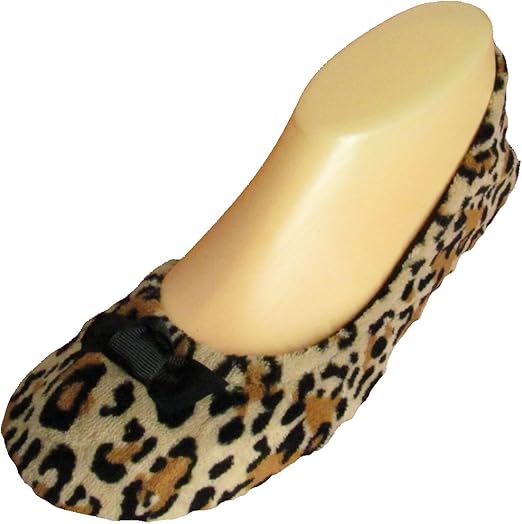 leopard flats with bow