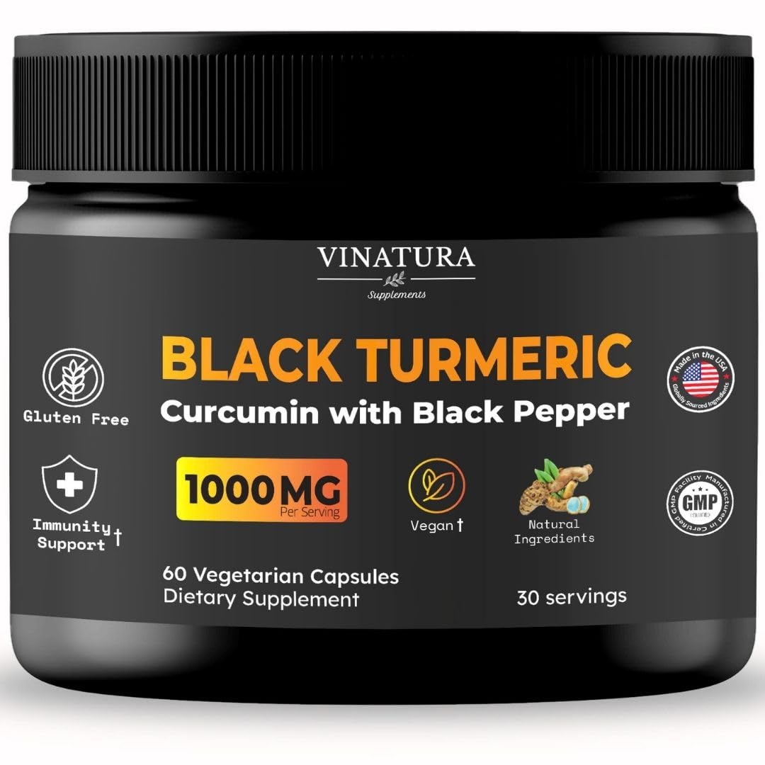 Black Turmeric Curcumin with Black Pepper