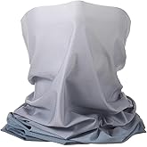 HARFINGTON Summer Cooling Neck Gaiter Sun Protection Face Mask Fishing Neck Gaiter Unisex Sunscreen Breathable Bandana for Hiking Outdoor Sports, Gradient Blue-Gray