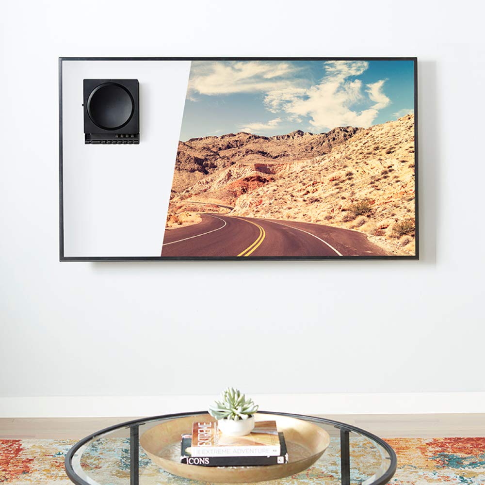 Sanus Wall Mount for Sonos Amp - Slim Black Design with Lockable Latch for Security - Low Profile Bracket Design Mounts in Any Orientation - Built-in Cable Management & Easy 15-Minute Install …